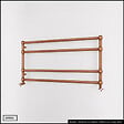 OTITEC - Sèche-serviettes électrique - Avec thermostat connecté - WAME - 120 x 53 cm - Cuivre Brossé - 500W - vignette