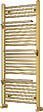 OTITEC - Sèche-serviettes électrique – 120 x 50 cm – Doré – 800W - Avec thermostat connecté - SUDO - vignette