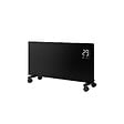 AICA SANITAIRE - Radiateur mobile et mural 70mm NDJ1 - Noir - 1500W - vignette