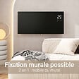 AICA SANITAIRE - Radiateur mobile et mural 70mm NDJ1 - Noir - 2000W - vignette