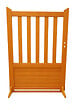 GD MENUISERIES - Portillon En Bois Ajouree Traverse Droit L1m x H1,50 - vignette