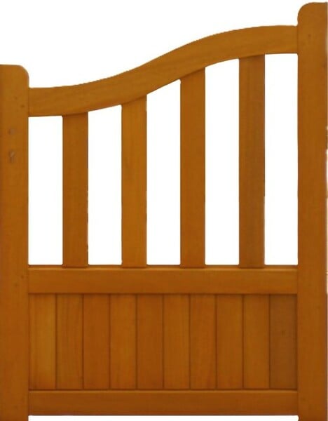 GD MENUISERIES - Portillon En Bois Ajouree L1m x H1,10/1,30 m - large