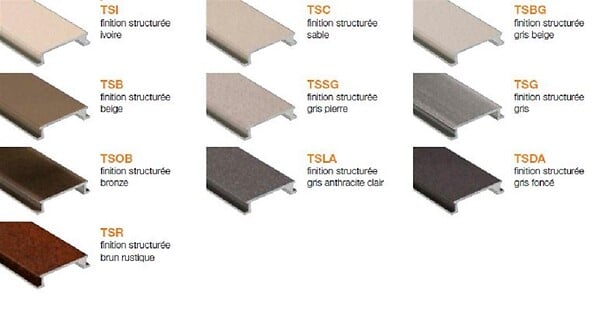 SCHLUTER - Profilé de finition SCHIENE-TS 110 - Coloris: sable- hauteur: 11mm - longueur: 2,5ML - large