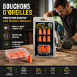 MCCOVER - Bouchons d'oreilles antibruit - 5 paires avec étui - Garland - Réduction de bruit - 33 dB - vignette