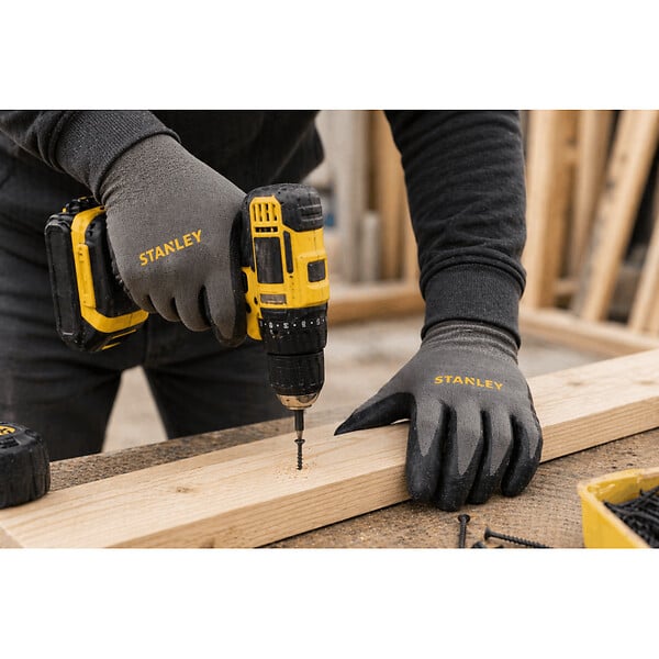 MCCOVER - Gants de protection Stanley Nitrile Grip - Taille - L/10 - large