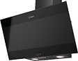 INDESIT - hotte décorative inclinée 80cm 647m3/h verre/noir - ihvp83flmk - vignette
