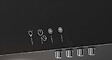 INDESIT - hotte décorative inclinée 80cm 647m3/h verre/noir - ihvp83flmk - vignette