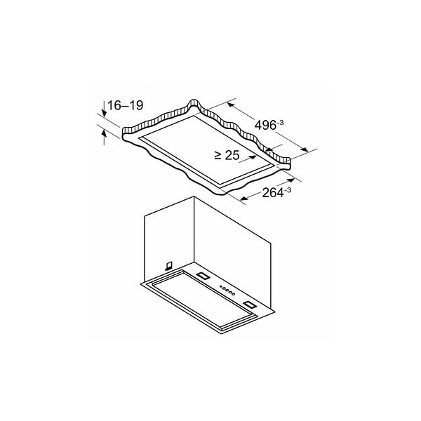BOSCH - groupe filtrant 52cm 645m3/h inox - DLN56AC50 - large