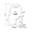 FRANKE - mitigeur avec douchette or - 230550SBVL - vignette