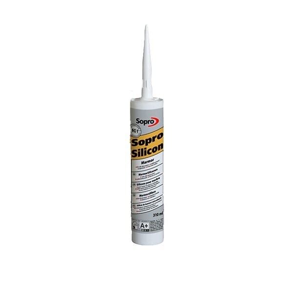 RO'MA NATURE - Mastic silicone pour pierre naturelle - Sopro - 310 ml - Beige jura 33 - large