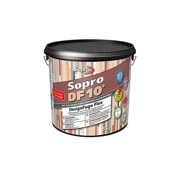 RO'MA NATURE - Joint pour salle de bains - Sopro DF 10 - 5 kg - Beige jura 33 - large