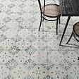 RO'MA NATURE - Carrelage Vintage effet Carreau ciment Bleu 45x45x0,95 cm Calenza - Sol et mur intérieur (vendu par carton de 1 m²) - vignette