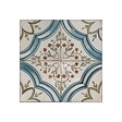 RO'MA NATURE - Carrelage Vintage effet Carreau ciment Bleu Thera 45x45x0,95 cm Azoria - Sol et mur intérieur (vendu par carton de 1 m²) - vignette