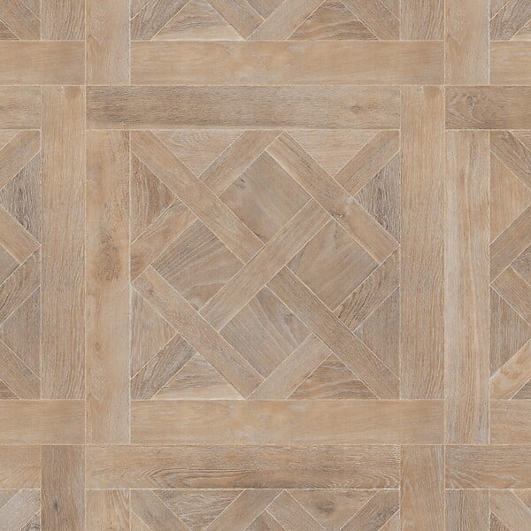 RO'MA NATURE - Carrelage effet Parquet Bois Chêne Clair Versailles 90x90x0,9 cm Trianon - Sol intérieur (vendu par carton de 1,62 m²) - large