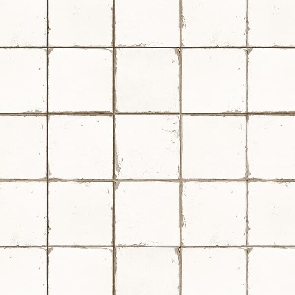 RO'MA NATURE - Carrelage Vintage Blanc 33x33x0,95 cm Vintara - Sol et mur intérieur (vendu par carton de 1,09 m²) - large