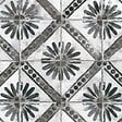 RO'MA NATURE - Carrelage Vintage effet Carreau ciment Gris 45x45x0,95 cm Solaria - Sol et mur intérieur (vendu par carton de 1 m²) - vignette