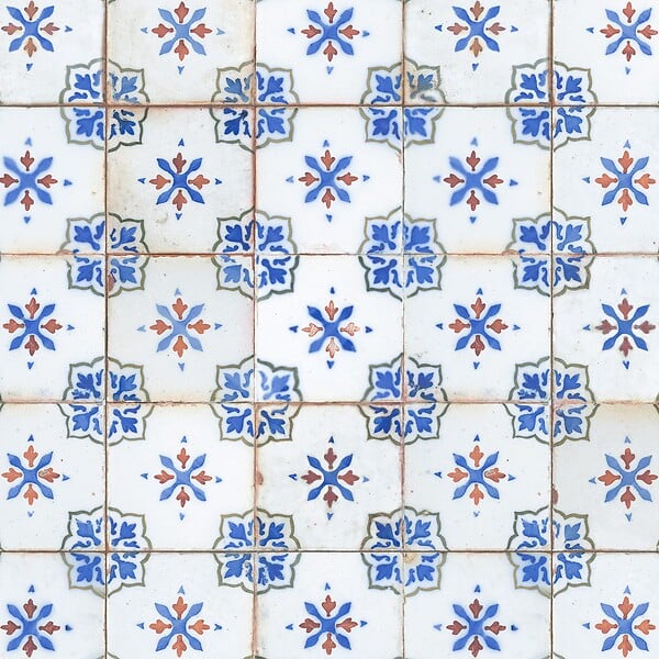 RO'MA NATURE - Carrelage Vintage Bleu Emporion 33x33x0,95 cm Selvora - Sol et mur intérieur (vendu par carton de 1,09 m²) - large