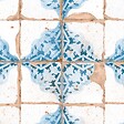RO'MA NATURE - Carrelage Vintage Bleu Nature 33x33x0,95 cm Rhodes - Sol et mur intérieur (vendu par carton de 1,09 m²) - vignette