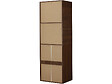 HABITAT ET JARDIN - Kit dressing " Opéra " modulable - 3 éléments - Marron - vignette