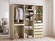 HABITAT ET JARDIN - Kit dressing " Opéra " modulable - 3 éléments - Beige - vignette
