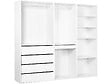 HABITAT ET JARDIN - Kit dressing modulable "Opéra" - 3 éléments - Blanc - vignette