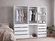 HABITAT ET JARDIN - Kit dressing " Opéra " modulable - 3 éléments - Blanc - vignette