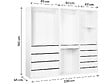 HABITAT ET JARDIN - Kit dressing " Opéra " modulable - 3 éléments - Blanc - vignette