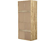HABITAT ET JARDIN - Kit dressing " Opéra " modulable - 4 éléments - Beige - vignette