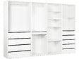 HABITAT ET JARDIN - Kit dressing " Opéra " modulable - 4 éléments  - Blanc - vignette
