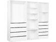 HABITAT ET JARDIN - Kit dressing " Opéra " modulable - 3 éléments - Blanc - vignette
