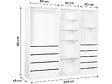 HABITAT ET JARDIN - Kit dressing " Opéra " modulable - 3 éléments - Blanc - vignette