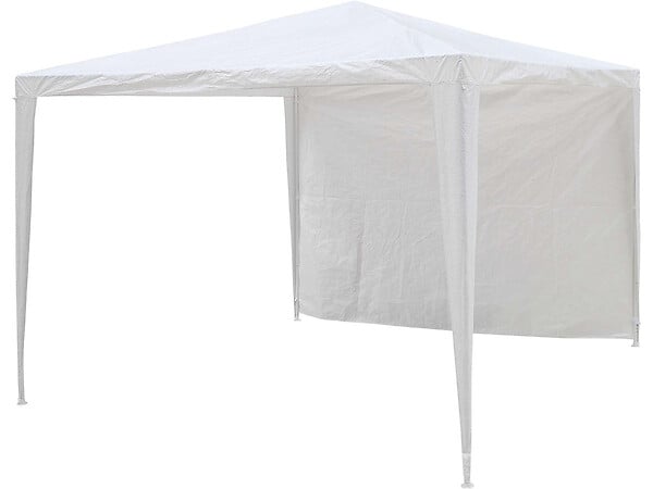 HABITAT ET JARDIN - Toile blanche de remplacement pour tente de réception - Cloison de gazebo - 1.9 x 2.9 m - large