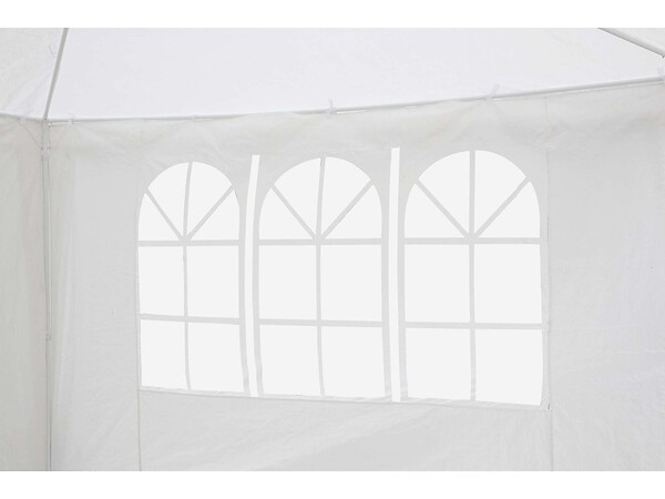 HABITAT ET JARDIN - Toile blanche de remplacement pour tente de réception - Cloison de gazebo - 1.9 x 2.9 m - large