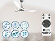 PURLINE - Ventilateur de plafond Réversible  Thermostat Wifi Moteur à courant continu Toits en pente Télécommande Hypersilence Mémoire - vignette