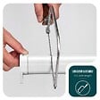 VOUNOT - Store moustiquaire pour fenetre enroulable et recoupable en pvc L150 x H160 cm Blanc - vignette