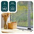 VOUNOT - Store moustiquaire pour fenetre enroulable et recoupable en aluminium L150 x H160 cm Blanc - vignette