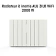 BATILEC - Radiateur à inertie alu ZILO WiFi 2000 W - Chauffage connecté, IP24, thermostat précis, 4 modes de chauffe, sécurité enfant-BATILEC - vignette