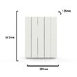 BATILEC - Radiateur à inertie ALU ZILO WiFi 1000 W - Chauffage connecté, IP24, thermostat précis, 4 modes de chauffe, sécurité enfant-BATILEC - vignette