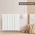 BATILEC - Radiateur à inertie ALU ZILO WiFi 1000 W - Chauffage connecté, IP24, thermostat précis, 4 modes de chauffe, sécurité enfant-BATILEC - vignette