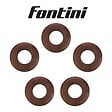 FONTINI - Lot de 5 Socles 1 Poste en Bois de Hêtre Vieilli – FONTINI Garby Colonial – Style Rétro Haut de Gamme – Pose en Saillie ou Encastrée – Compatible Gammes Garby, Dimbler - vignette