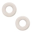 FONTINI - Lot de 2 Plaques Décoratives 1 Poste Garby Colonial – Porcelaine Blanche – Compatible Gammes GARBY, GARBY COLONIAL et DIMBLER – Pose En Saillie ou Encastrable – Finition Haut de Gamme - vignette