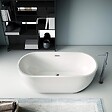 STANO - Baignoire îlot design ovale BOSTON blanche 166 cm - vignette