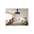 JOCCA - Ventilateur de plafond avec lumière LED 76W Ø107cm 3 Pales rétractables 6 vitesses Télécommande Minuterie Eté/Hiver Jocca - vignette