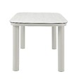 OVIALA - Table de jardin structure en aluminium 6 personnes L150x90cm beige - Nocera - vignette