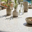 OVIALA - Table de jardin structure en aluminium 8 personnes L213x90cm vert - Nocera - vignette