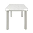 OVIALA - Table de jardin structure en aluminium 8 personnes L213x90cm beige - Nocera - vignette