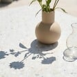OVIALA - Table de jardin structure en aluminium 6 personnes L150x90cm vert - Nocera - vignette