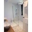 STANO - Receveur de douche 90 x 120 cm extra plat blanc PIATTO en SoliCast® surface ardoisée - vignette