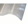MCCOVER - Lot 5 plaques polycarbonate ondulées alvéolaires GO177/51 mm + 5 kits de fixation Translucide, l.92cm, L.200 cm - vignette