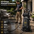VITO - Nettoyeur haute pression 225bar 3000W Moteur Induction Tuyau 10m Jet réglable Dévidoir Nettoyage Terrasse Voiture Mobilier VITO - vignette